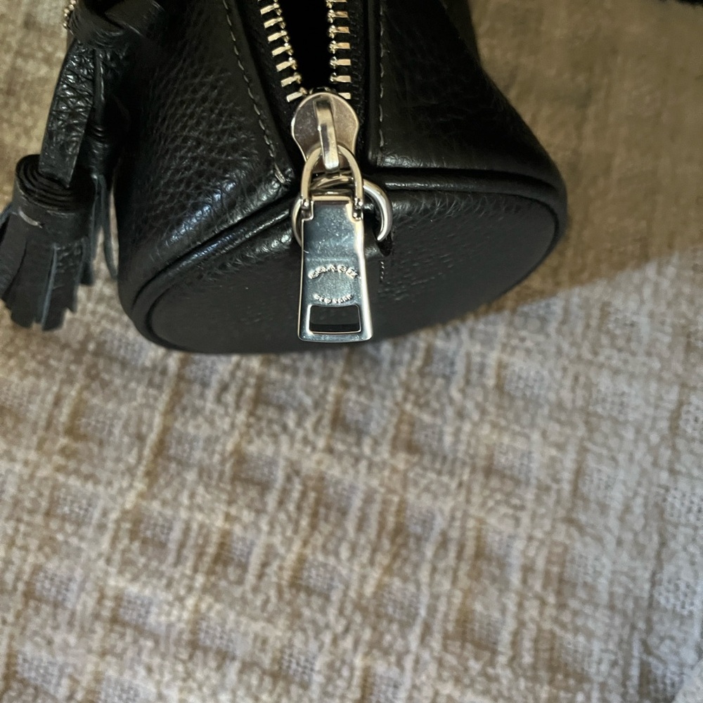 Coach Black Pebbled Leather Satchel - Picture 6 of 16